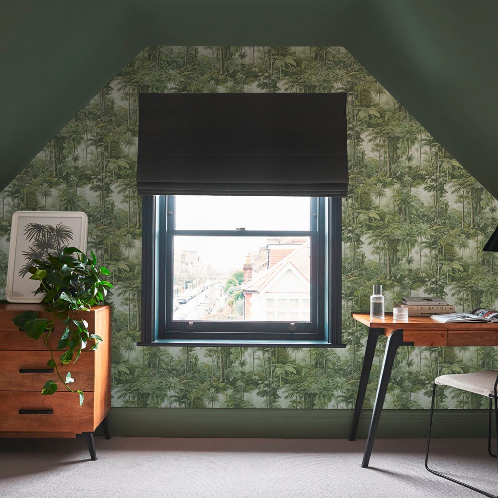 Benmore Ridge Wallpaper 127914 by Graham & Brown in Sage Fog